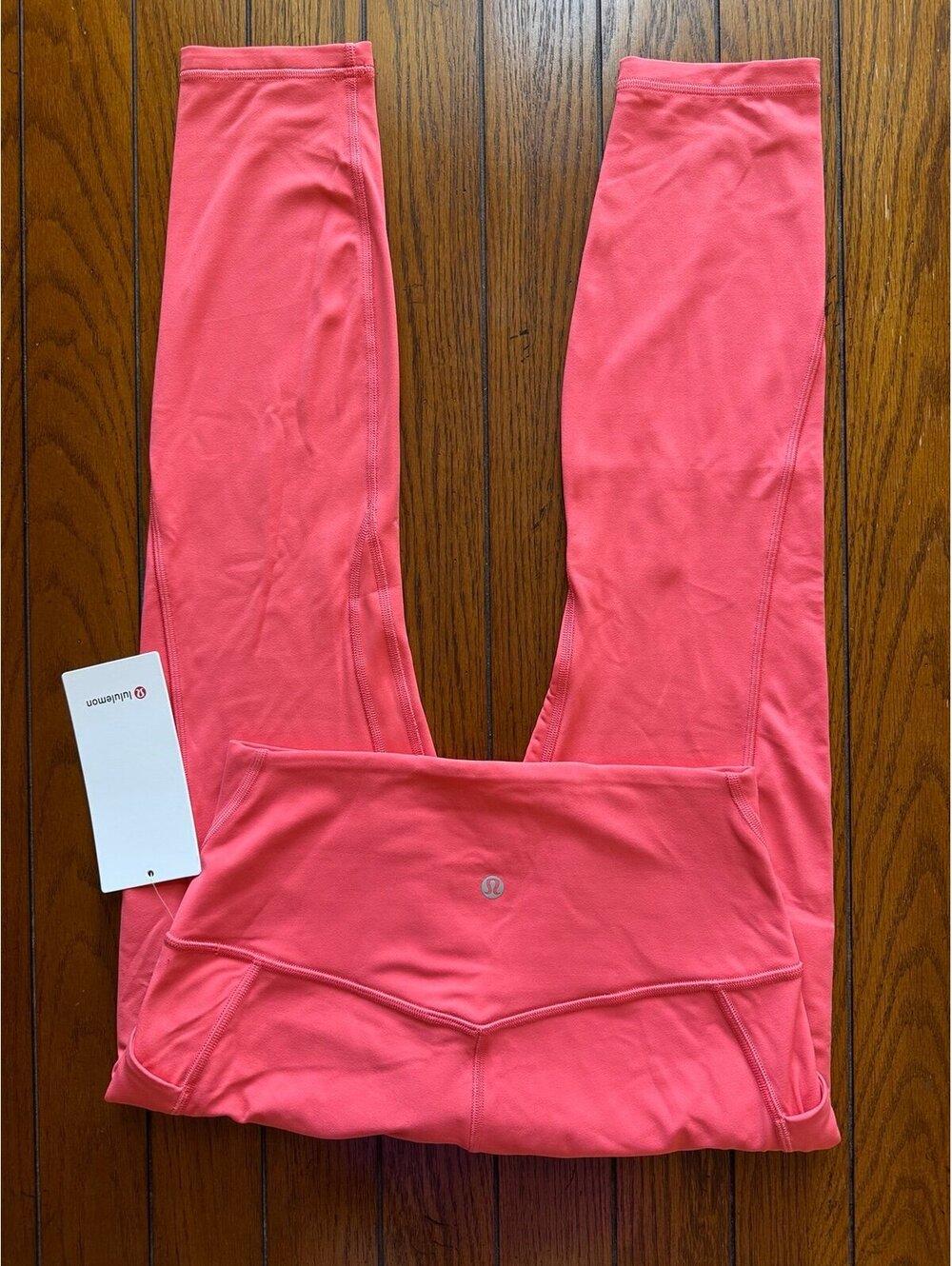 Lululemon Align Pockets High Rise 25” Pale Raspberry Double Lined Size 8 NWT
